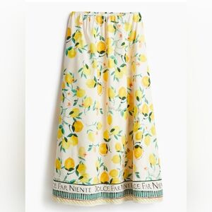 H&M Linen Blend Maxi Skirt *Size M*